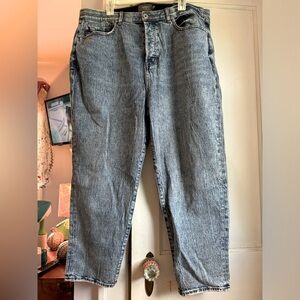 Torrid Mom Jean Straight Premium Classic Denim High-Rise Jean, Size 20